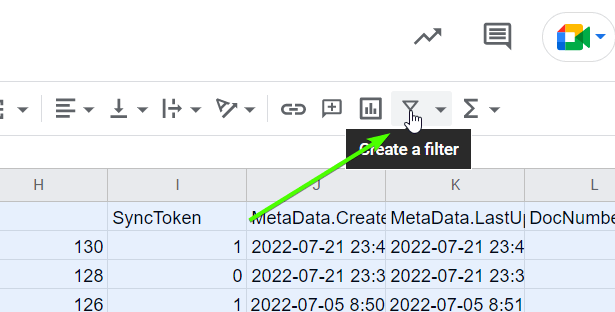create filter