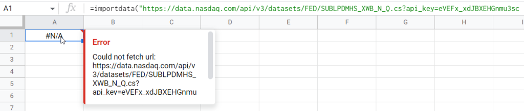 importdata error could not fetch url