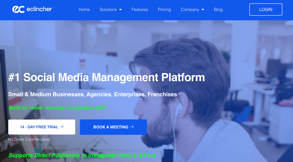 10 eclincher landing page
