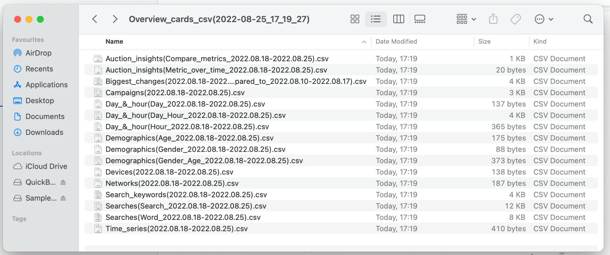 2.Archivar con los ficheros CSV