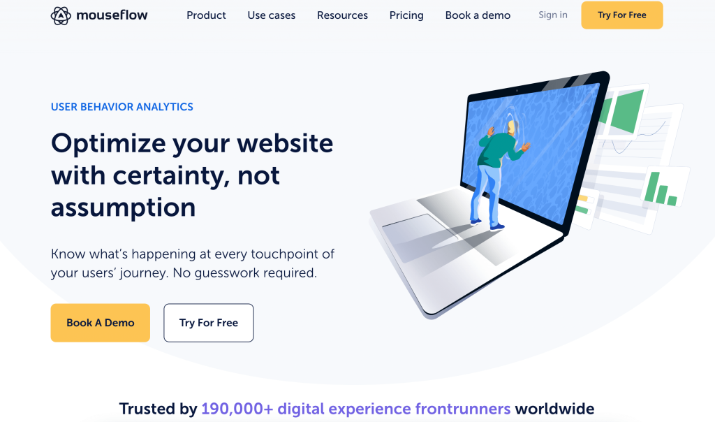 21 mouseflow landing page