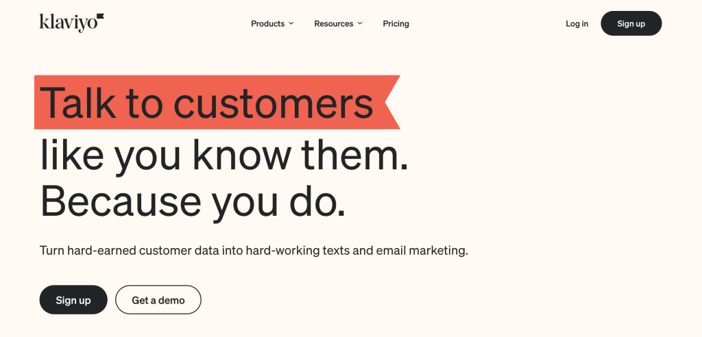3 klaviyo landing page