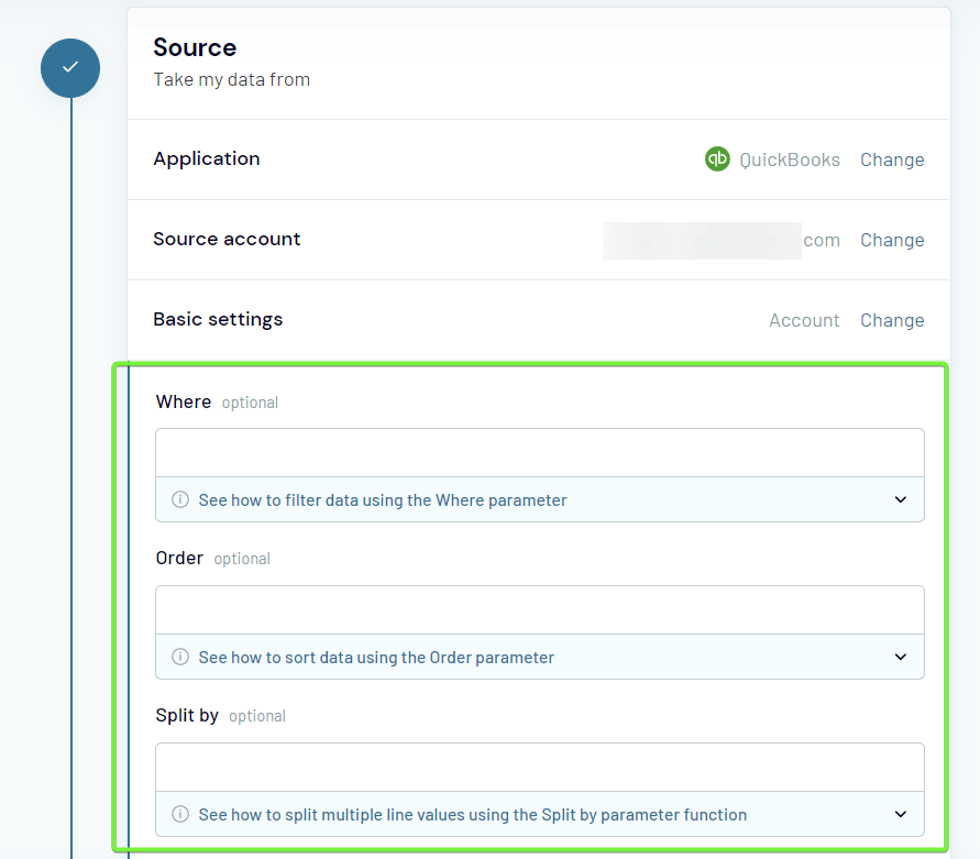 3.2 coupler.io quickbooks chart fo accounts source optional
