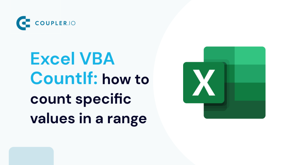 Excel VBA CountIf how to