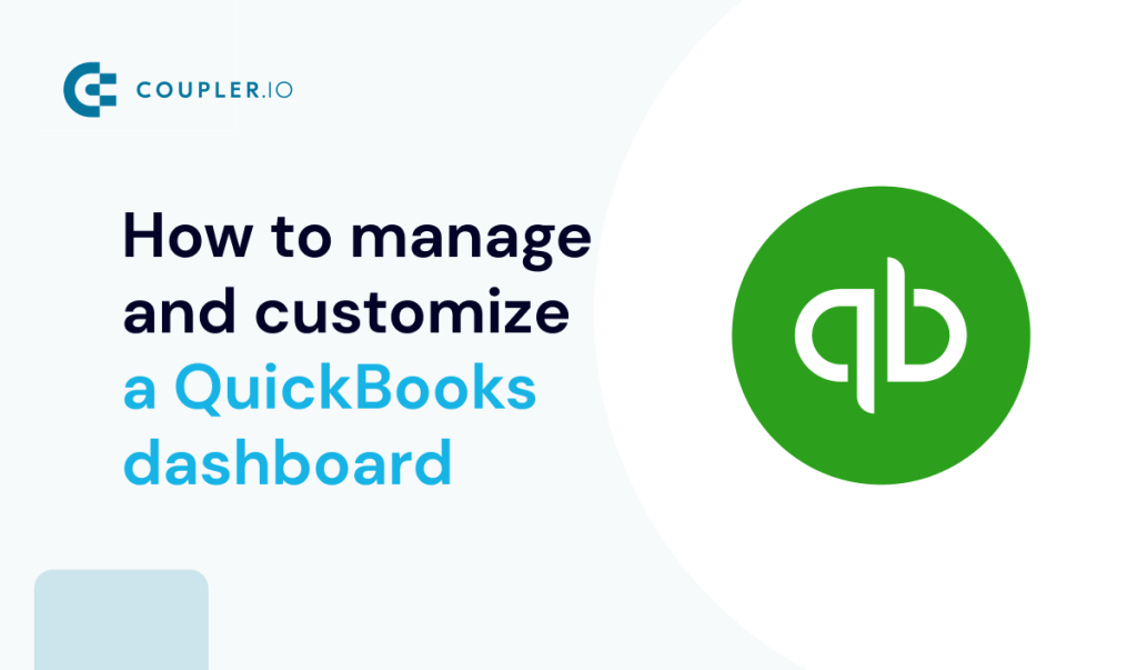 QuickBooks dashboard