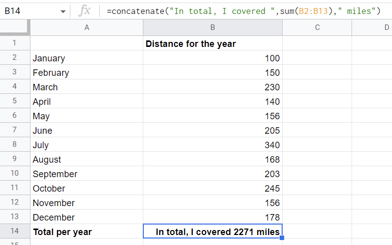 concatenate formulatext example 2