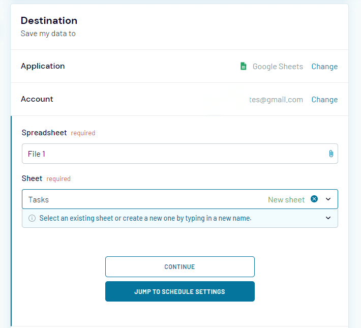 13 coupler destination account