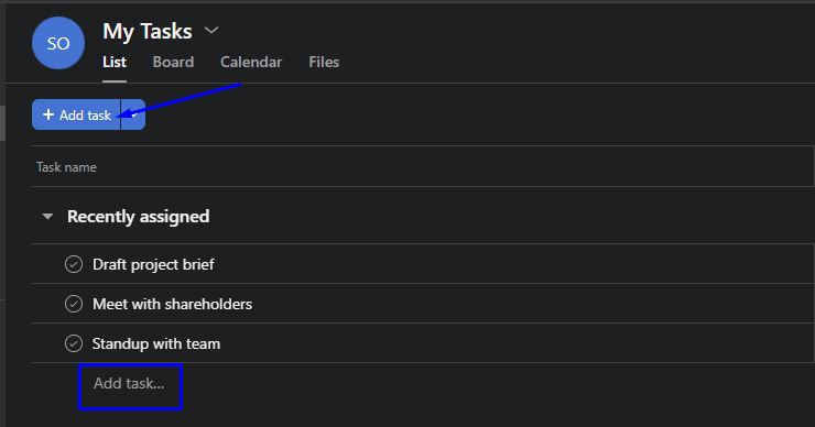 2 asana add task