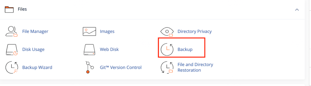 2 cpanel backup
