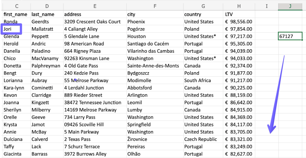 8 vlookup not working