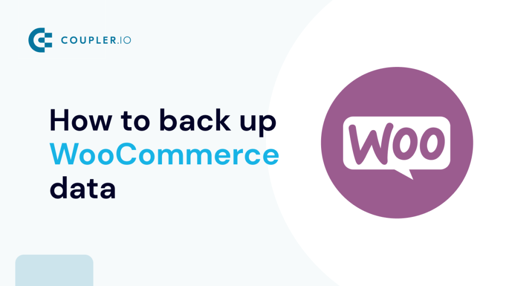 WooCommerce backup