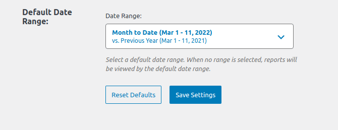 8 default date range