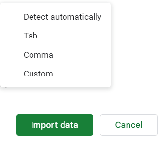 06 choose separator google sheets