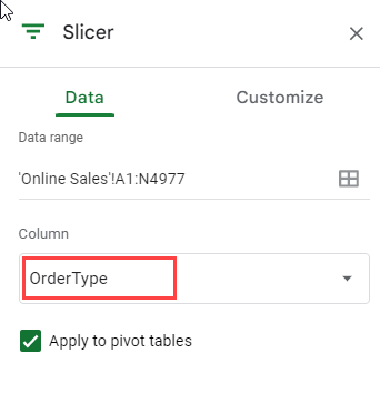 Figure 4.4.3. Selecting a column to filter by