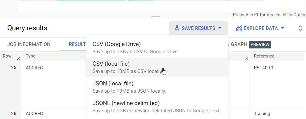 guardar resultados csv