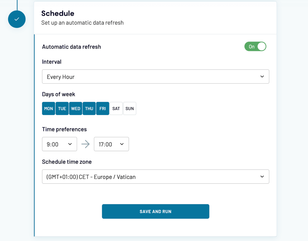6 schedule