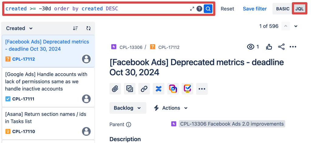 8 search issues