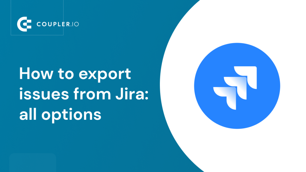 How to export issues from Jira