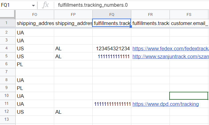 shopify orders tracking number