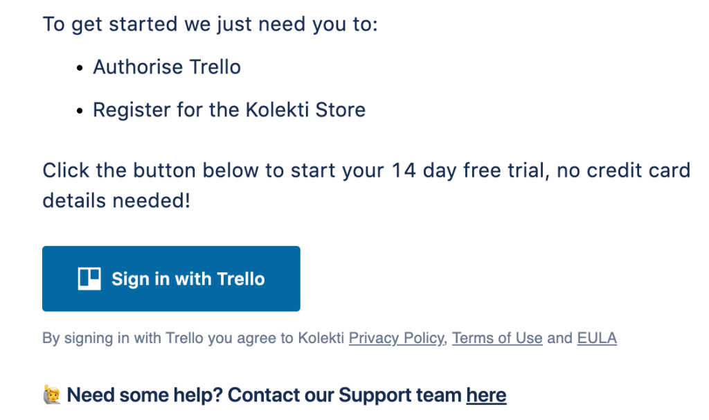 1.7. Adding the Board Export power up by Kolekti to Trello