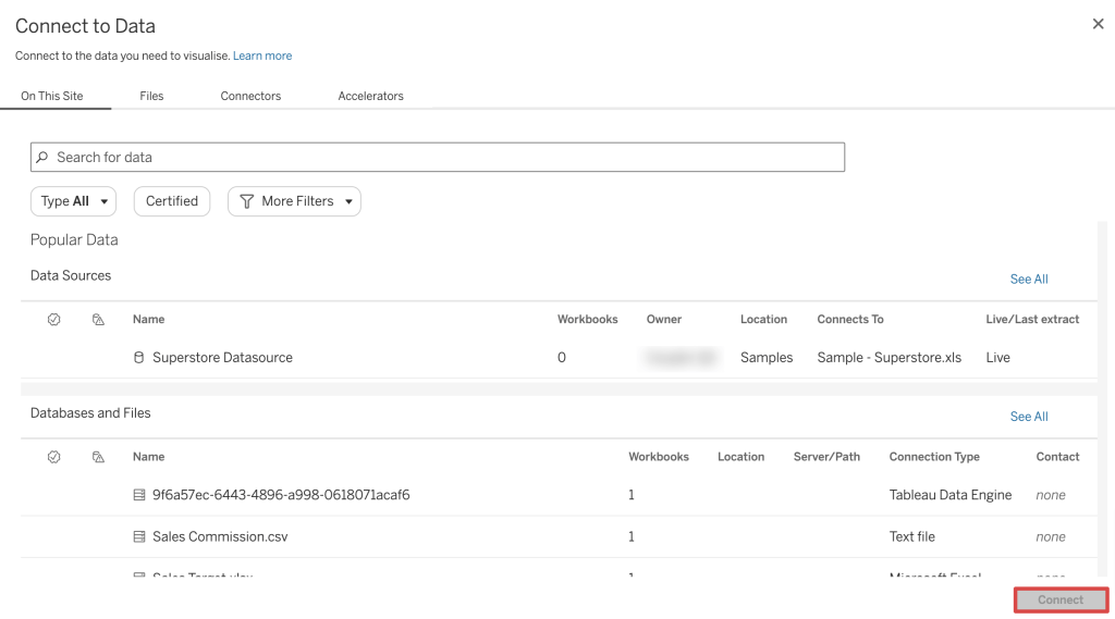 16. Connecting to the data source in Tableau Cloud