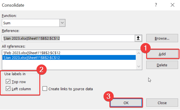 19 consolidate data from multiple workbooks menu