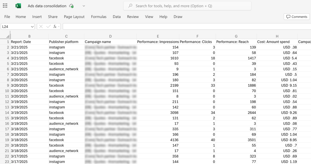 2.6 coupler consolidate cloud sources excel