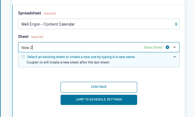 hoja de cálculo trello api