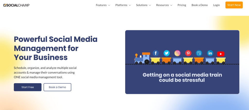Social Champ homepage
