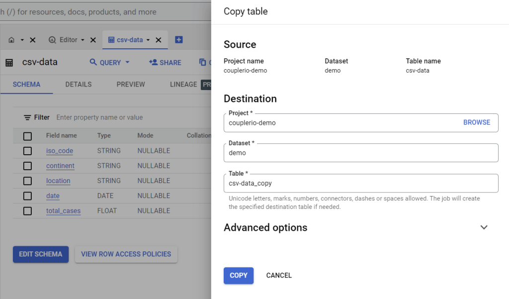 0.2 copy table bigquery