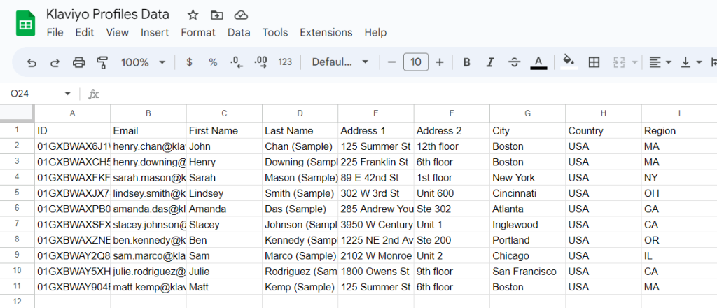 18 connect klaviyo to google sheets using app script