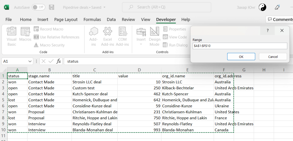 4.2 split sheets by rows specify range