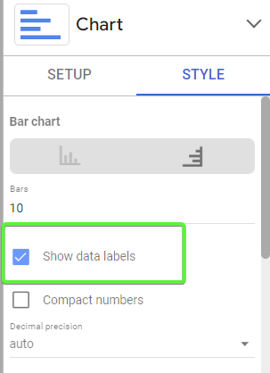 6.2 looker studio funnel bar chart data labels