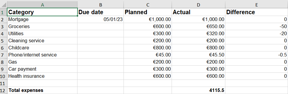 3 excel file