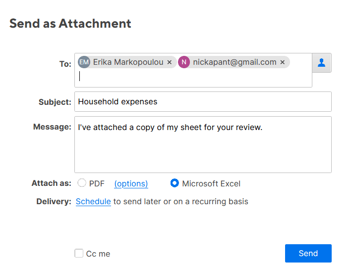 8 send attachment