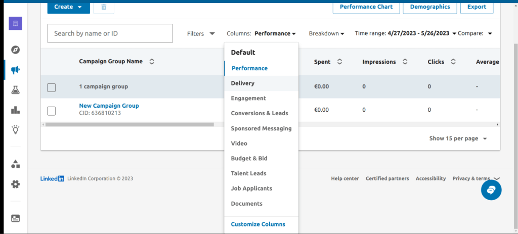 11 Columns LinkedIn