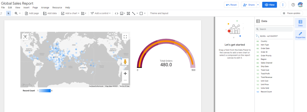 18 visualize mysql data in looker studio