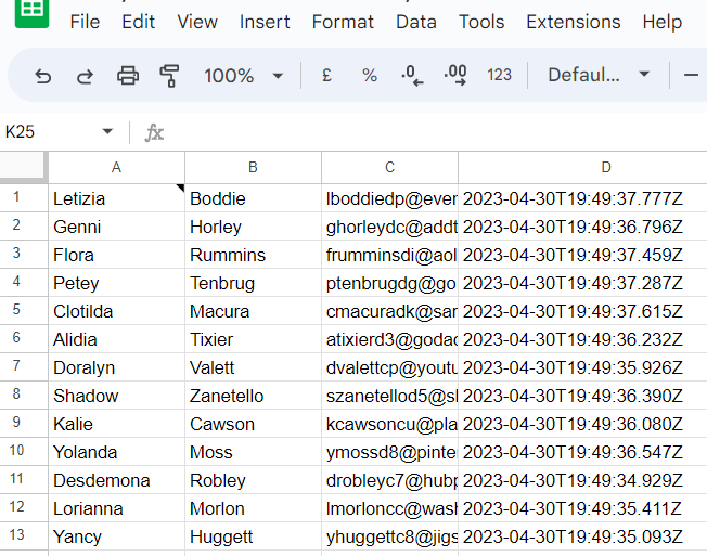28 get klaviyo data into sheets via apps script