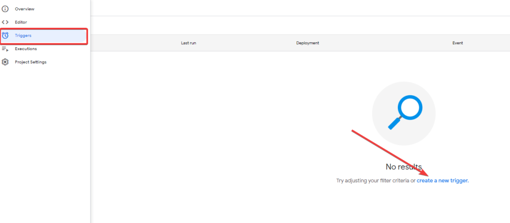 29 create a new trigger in apps script