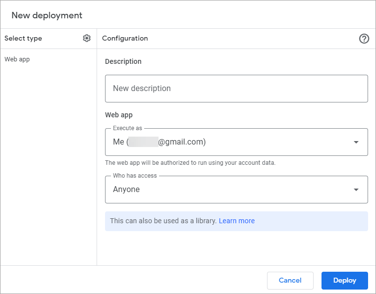 Figure 4.4.1. Deploying the project