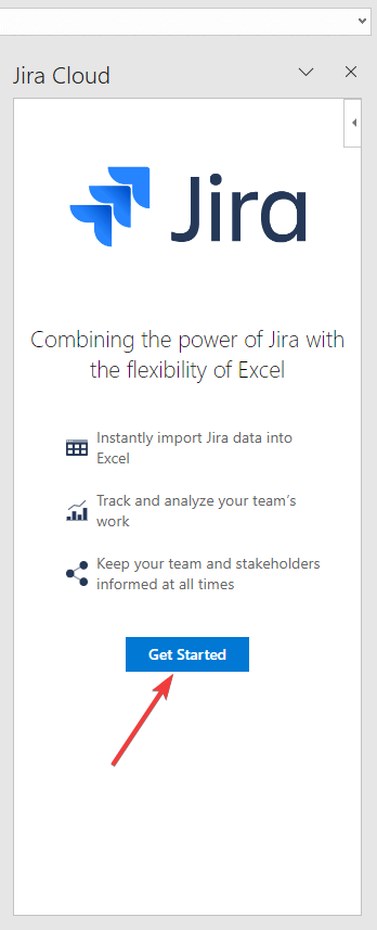12 get started in jira excel add in