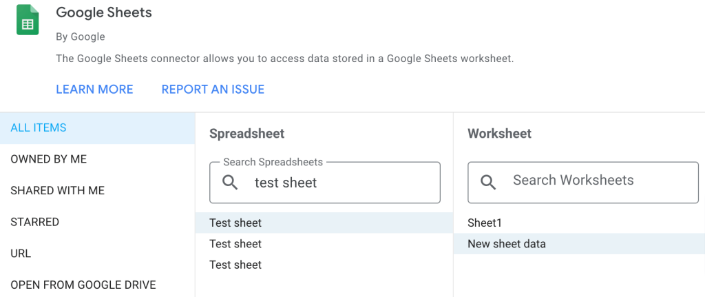 15 select the spreadsheet