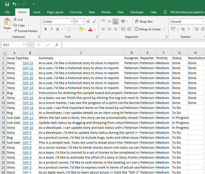17 jira to excel using add in