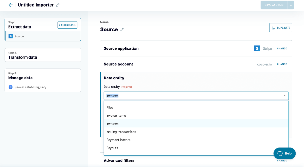 2 invoices export