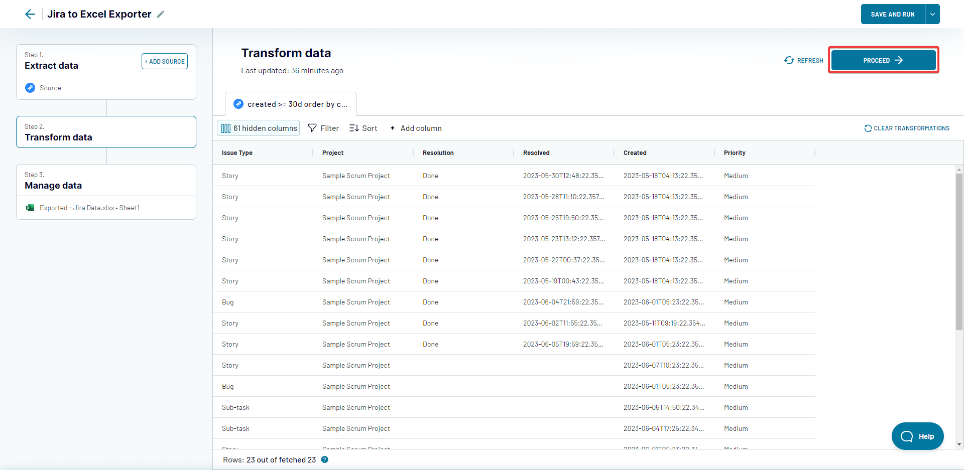 transformar datos en coupler.io