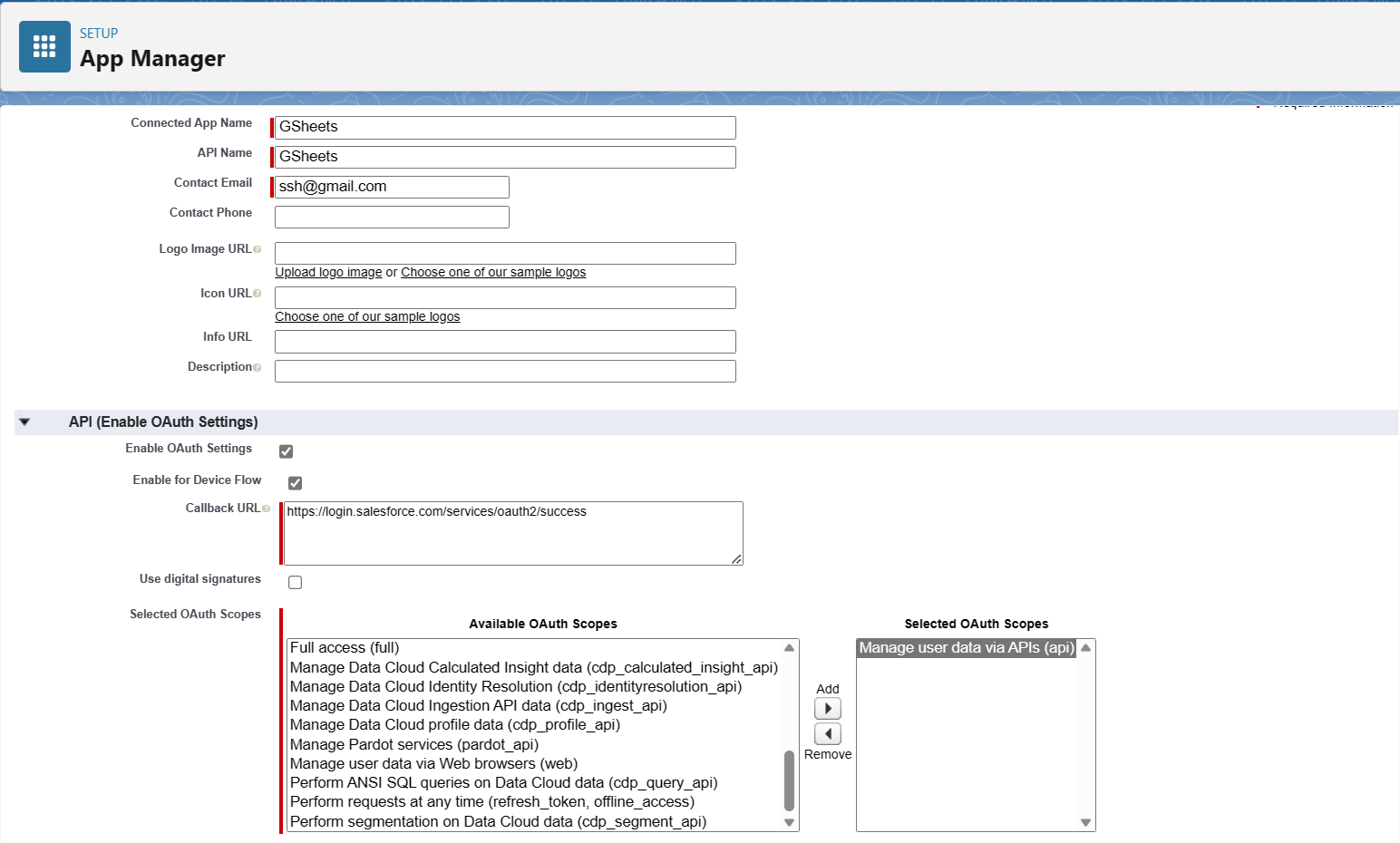 41 configurar sf app