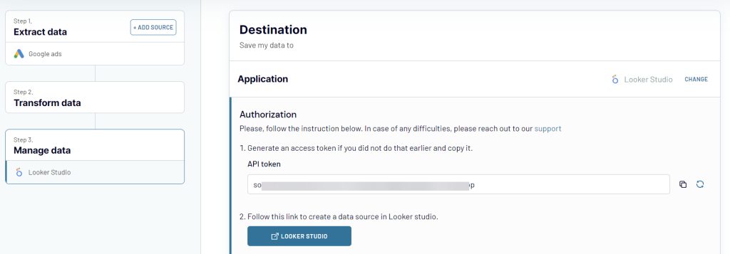 step3 manage data