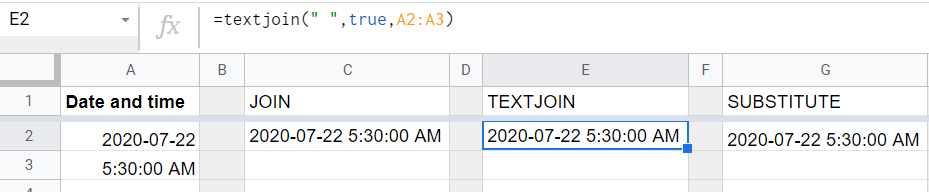 11 join textjoin substitute