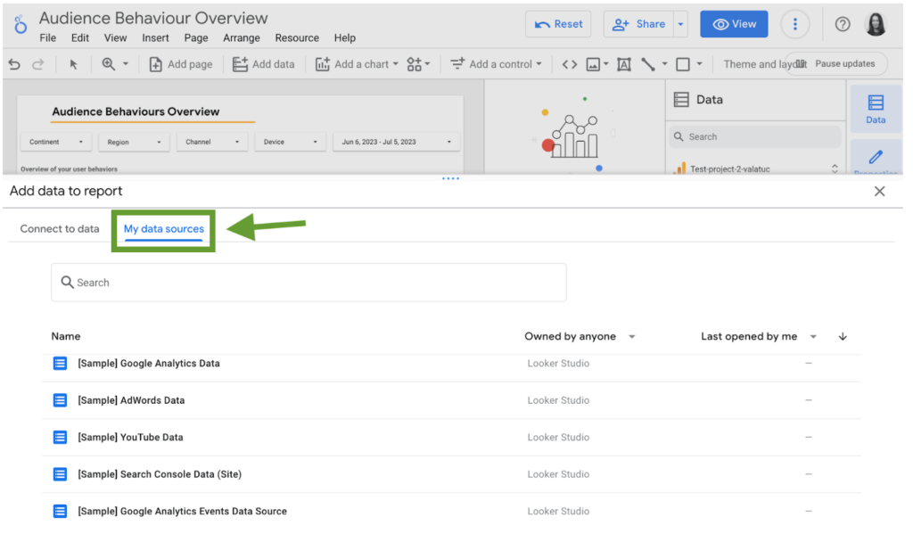 17. Add multiple data sources to Looker Studio 5