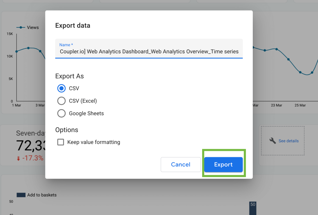 image_tooltip 23 export csv data looker studio report